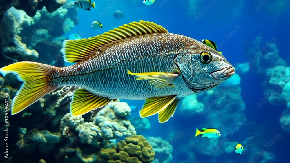 Bioacoustic fish monitoring using sound to track and protect fish species in the ocean.