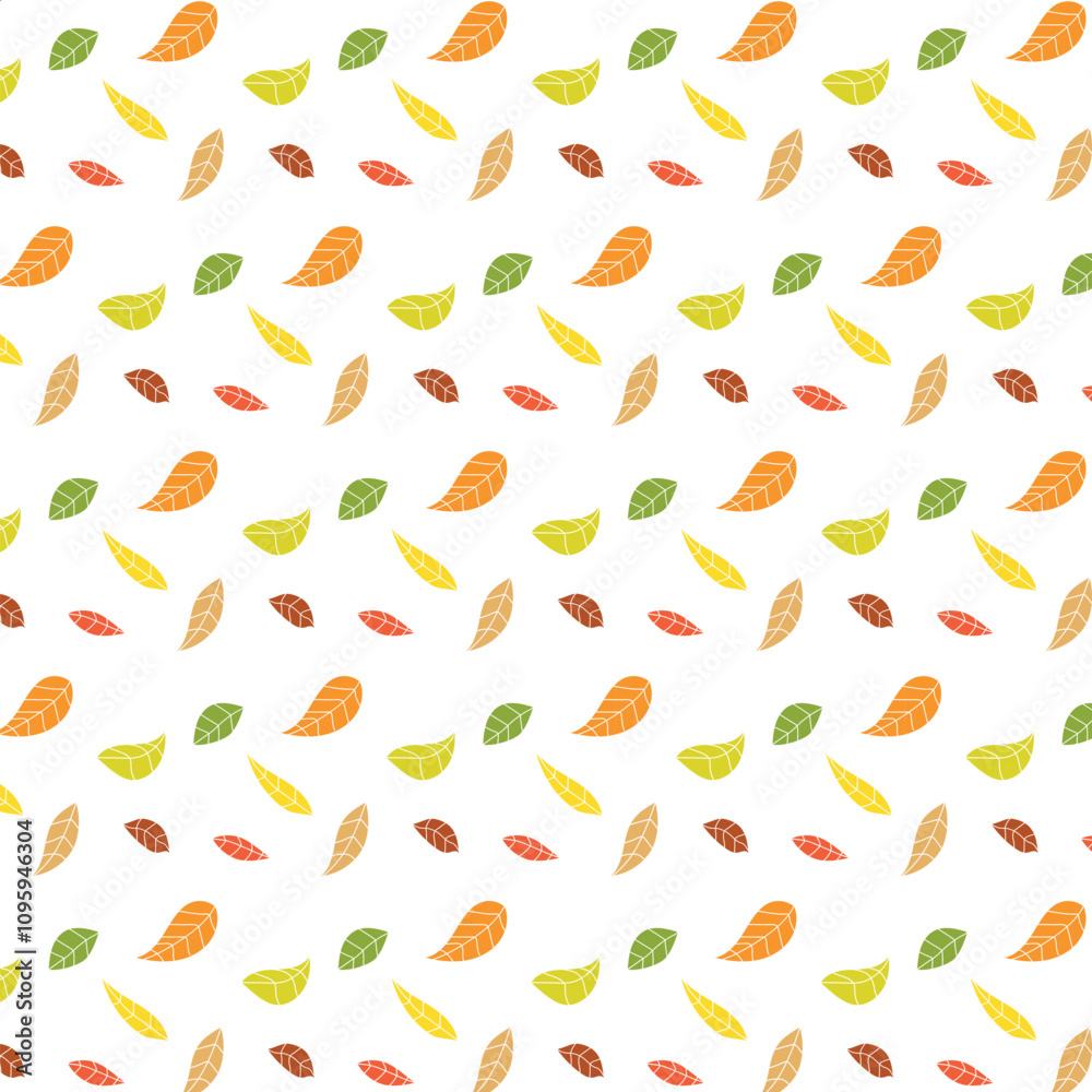 Seamless pattern of maple leaves. Autumn concept. Vector Illustration Seamless pattern of maple leaves. Autumn concept. Vector Illustration