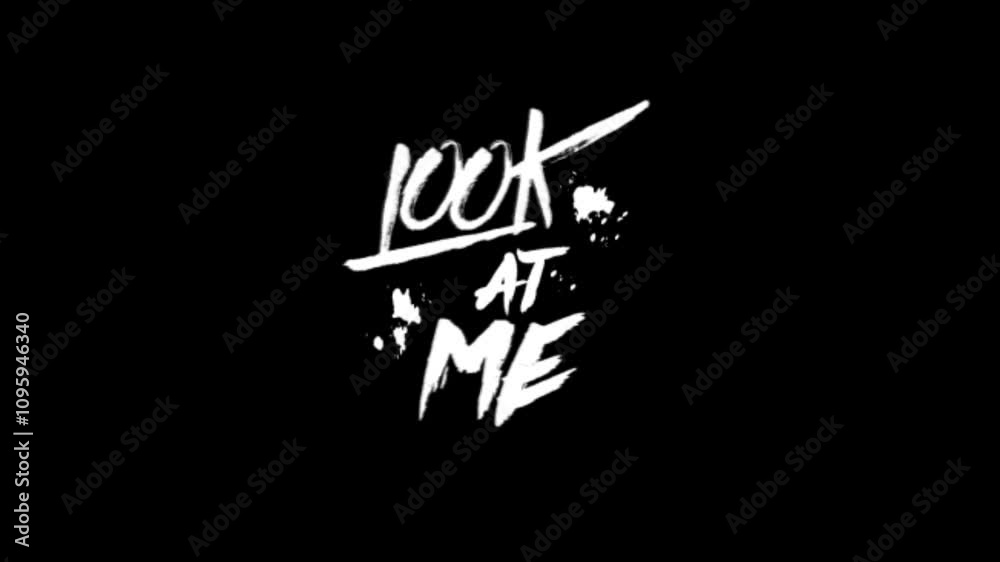 Look at me Text animation cartoon doodle hand drawing motion graphics clip template with colorful lights animation. HD resolution with hyper realistic 4K black Background. Look at me Text animation cartoon doodle hand drawing motion graphics clip template with colorful lights animation. HD resolution with hyper realistic 4K black Background.