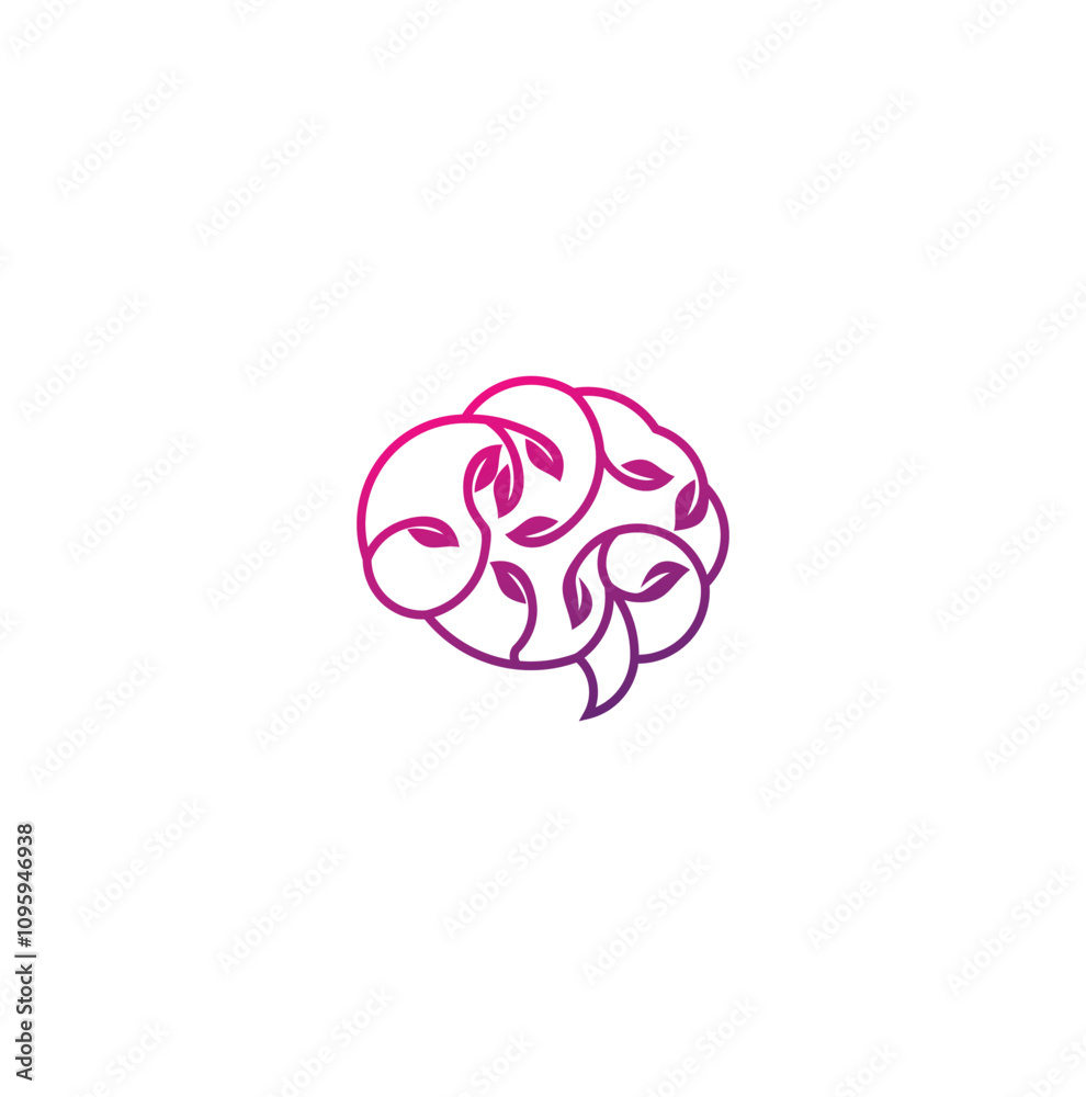 brain connection logo vector icon. digital brain brain connection logo vector icon. digital brain
