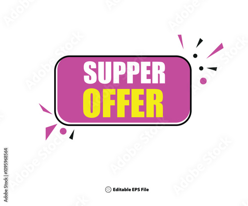 Web supper offer template
