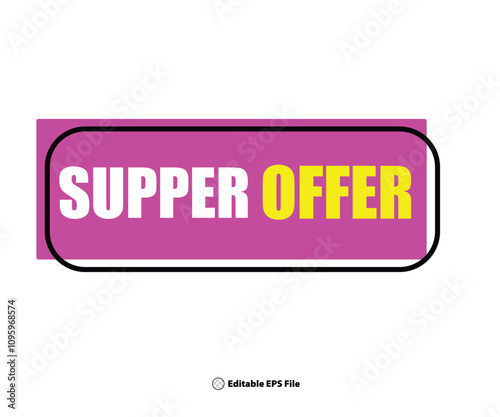 Web supper offer template
