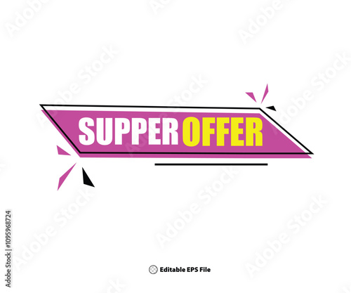 Web supper offer template
