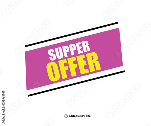 Web supper offer template
