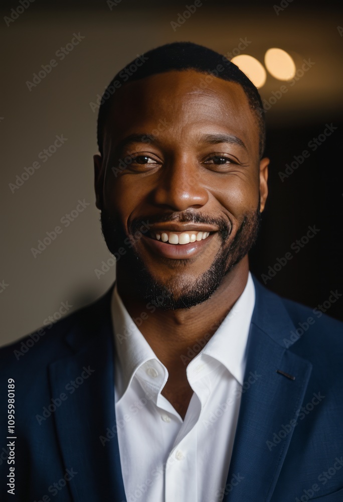 A joyful portrait of a black man black businessman portrait Ultra realistic Photorealistic hyperdetailed photography soft light head and shoulders portrait cover A joyful portrait of a black man black businessman portrait Ultra realistic Photorealistic hyperdetailed photography soft light head and shoulders portrait cover