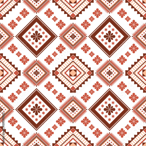 Seamless pattern aztecs fabric pattern geometric pattern for background,Navajo tribal vector seamless pattern. Native American ornament. Ethnic South Western decor style. Boho geometric ornament.