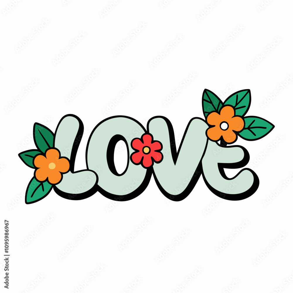 Obraz premium sticker design of love