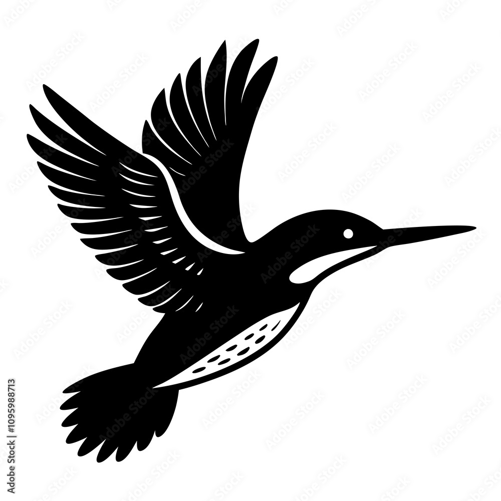 Obraz premium illustration of a flying bird