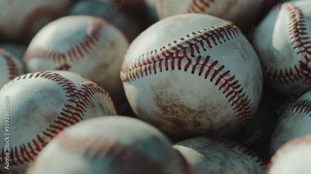 Exciting baseball action sports field close-up of baseballs outdoor environment dynamic viewpoint team spirit concept Exciting baseball action sports field close-up of baseballs outdoor environment dynamic viewpoint team spirit concept