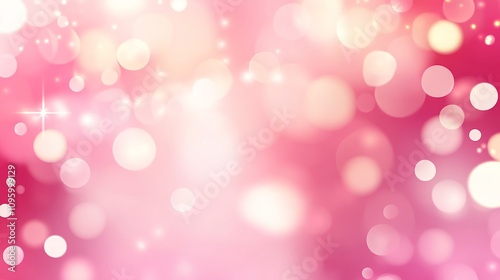 Beautiful Pink Bokeh Background