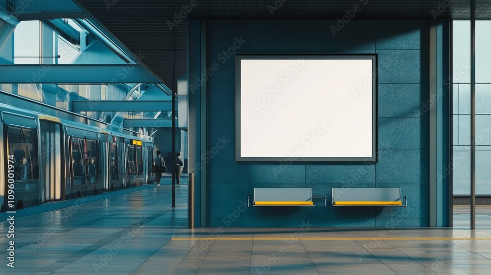 Empty big advertising billboard in city, adboard Empty big advertising billboard in city, adboard
