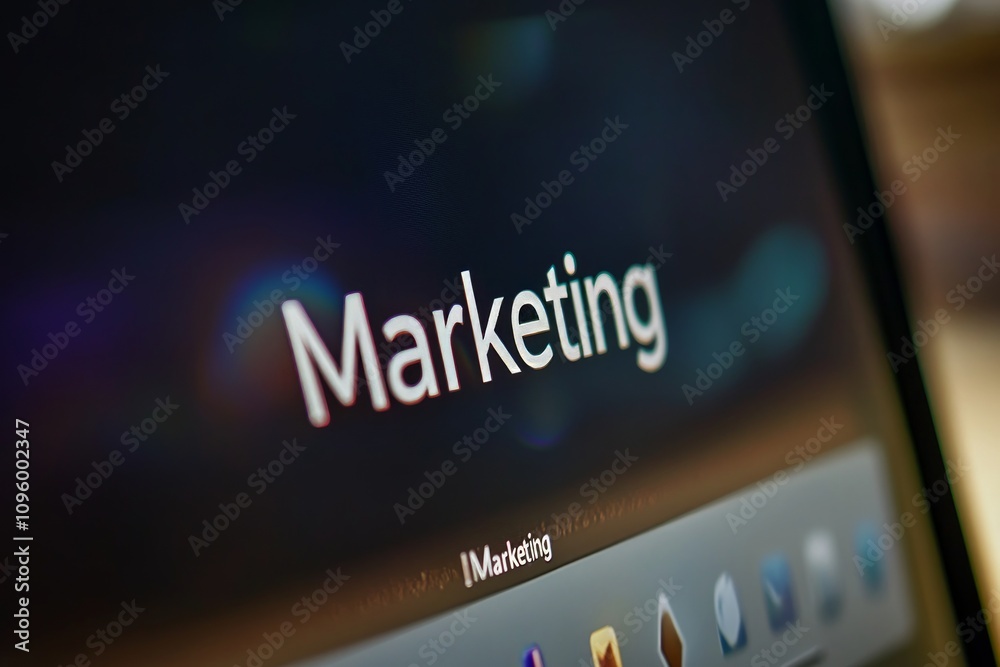 Marketing Display on a Modern Interface Marketing Display on a Modern Interface