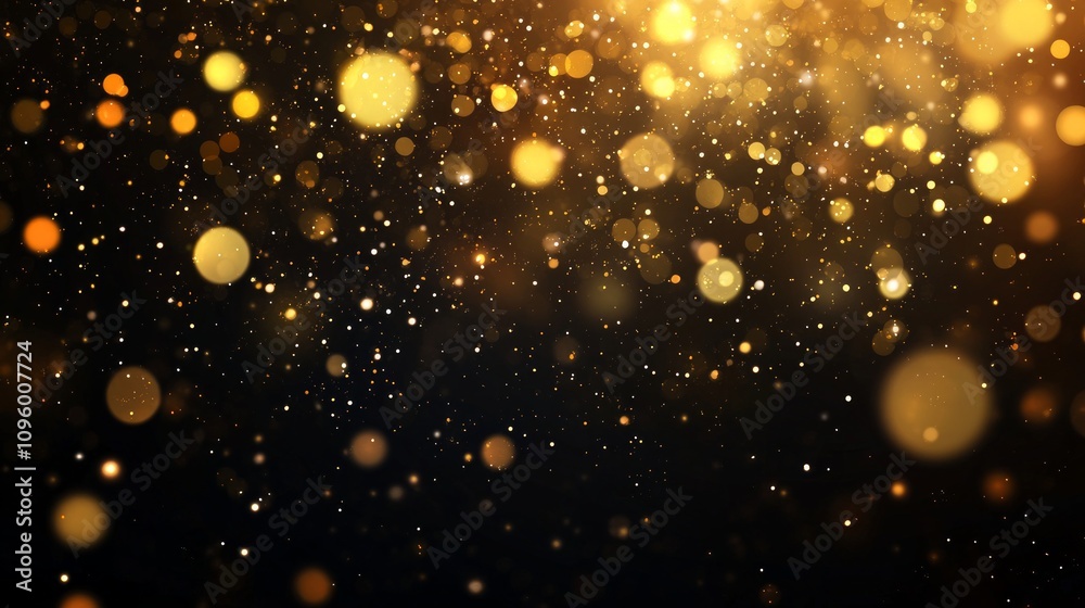 Golden Bokeh Background for Design Golden Bokeh Background for Design