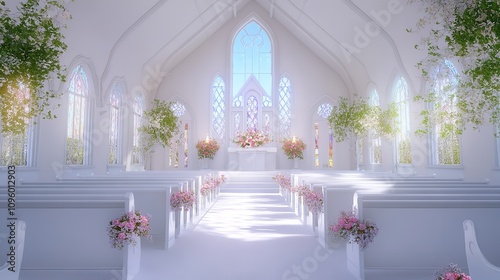  White Wedding Chapel in Las Vegas, USA