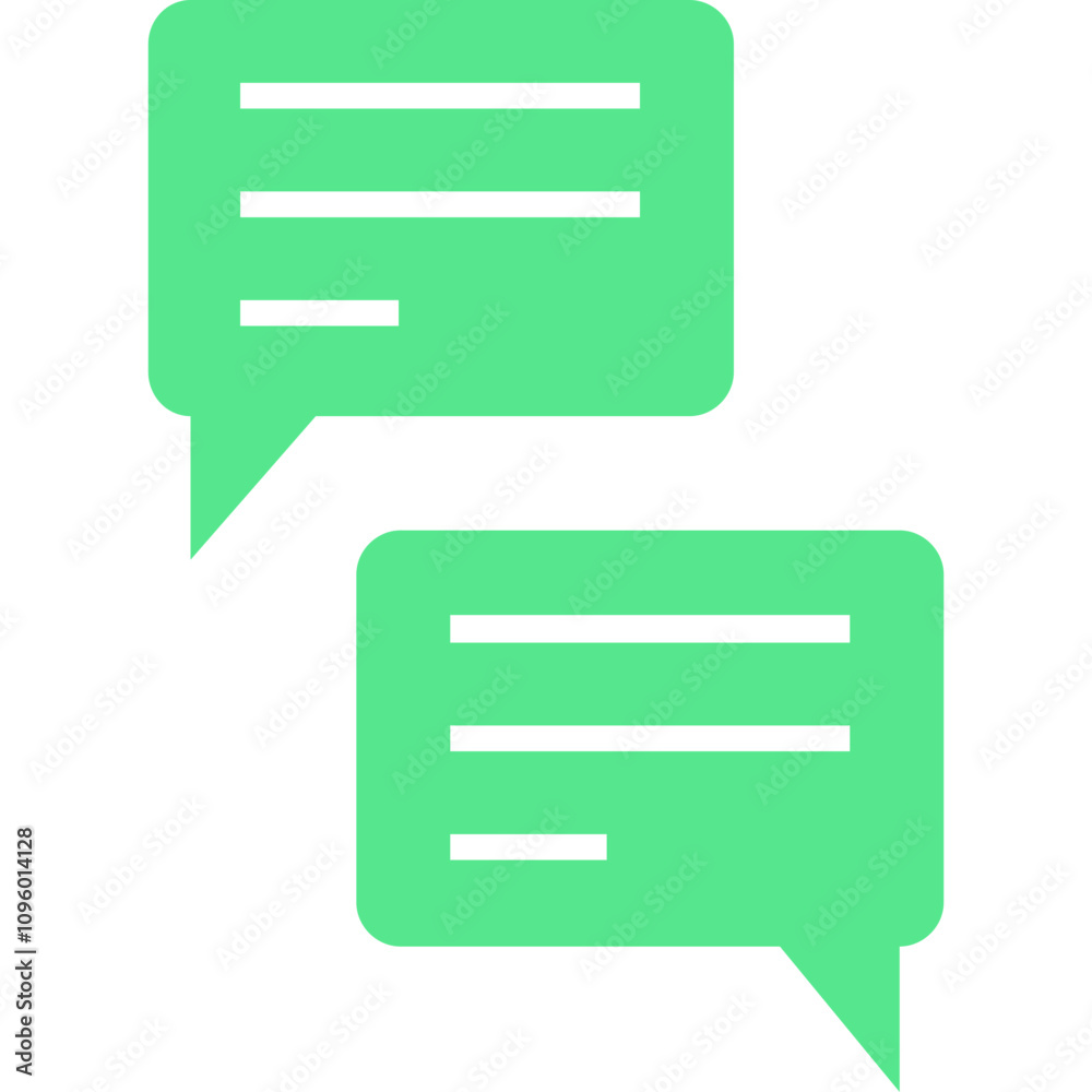Chat single vector line icon Chat single vector line icon