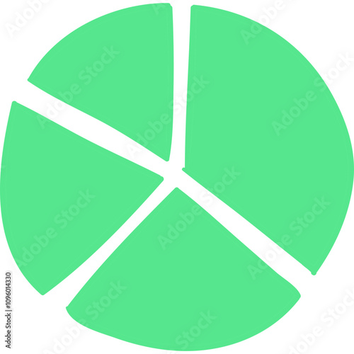 Stats single vector line icon