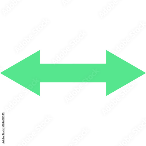 Arrow single vector line icon