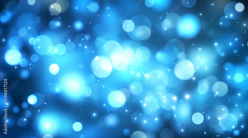 Abstract Blue Bokeh Background Design Abstract Blue Bokeh Background Design