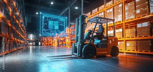 Automated Warehouse with AI Technology