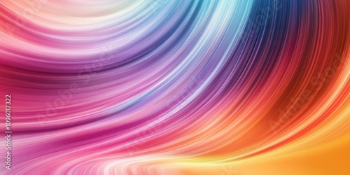 Abstract gradient motion creates a dynamic texture background, with light color flowing rapidly from the outer edge towards the midpoint, enhancing visual appeal through movement and depth.