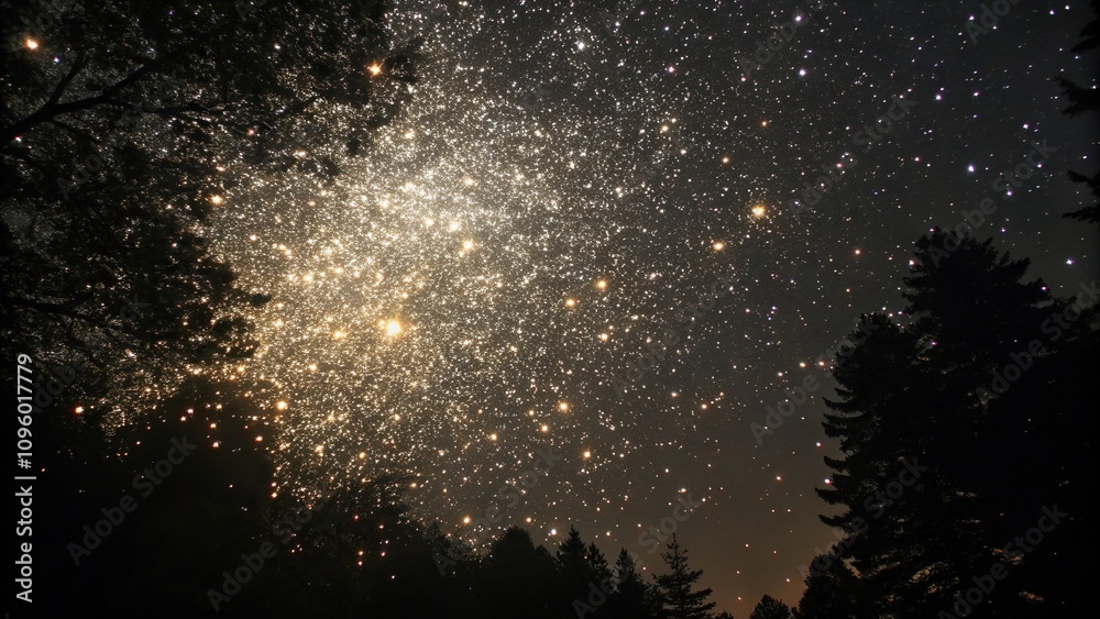Dense cluster of glittering stardust, chakra, mystical, astral, twinkling, shine Dense cluster of glittering stardust, chakra, mystical, astral, twinkling, shine