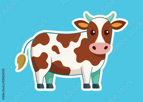 A playful Jersey cow with a warm smile and rich brown patterns.