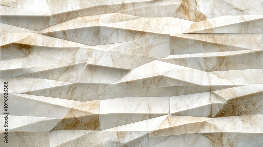 Obraz premium Beautiful Background of Beige Marble Stone Wall Texture