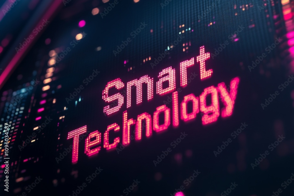 Vibrant Smart Technology Display Vibrant Smart Technology Display