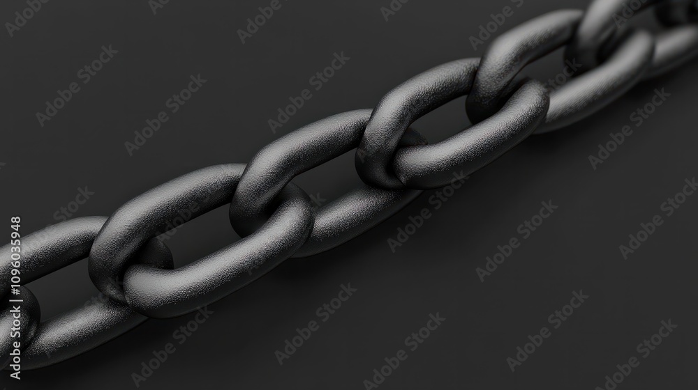 Diagonal chain, a blockchain concept, gray closeup Diagonal chain, a blockchain concept, gray closeup