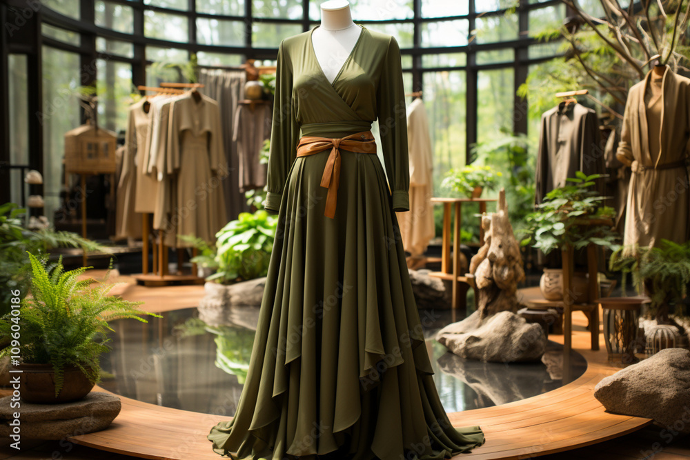 Naklejka premium women's clothing store. 