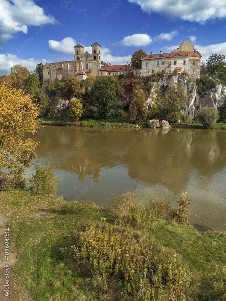 Benedictine Monastery on cliff in Poland Benedictine Monastery on cliff in Poland
