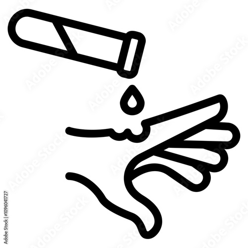 chemical spill Line Icon