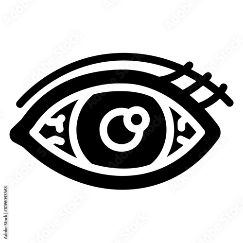 conjunctivitis Solid icon