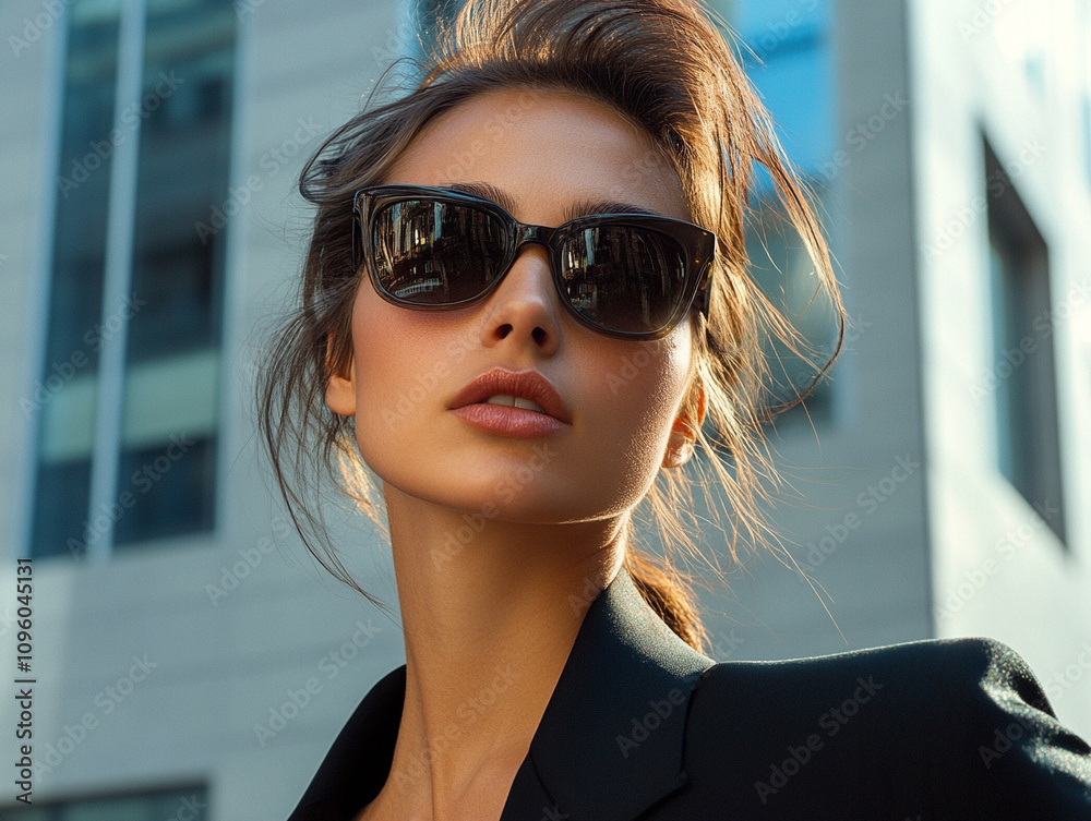 Stylish Woman Wearing Sunglasses Fashion Accessory Product Photography Stylish Woman Wearing Sunglasses Fashion Accessory Product Photography
