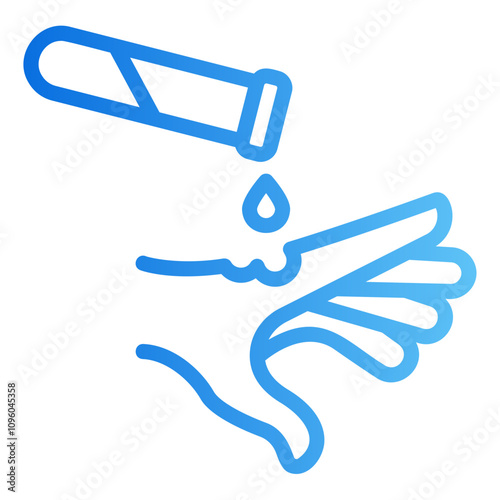 chemical spill Gradient icon