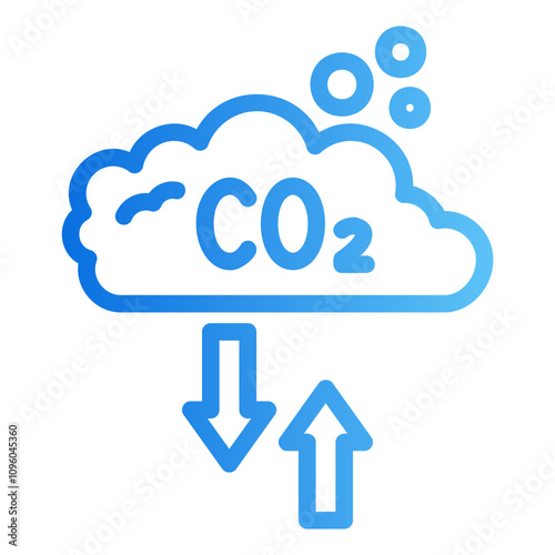 co2 Gradient icon