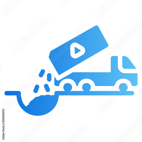 landfill Gradient icon