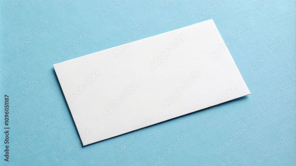 Simple Business Card Layout on Light Blue Background, modern design, digital illustration, simple business card layout Simple Business Card Layout on Light Blue Background, modern design, digital illustration, simple business card layout