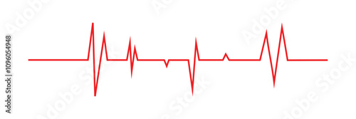 Heartbeat icon. red cardiology pulse icons. red Heartbeat icons. Medical heartbeat symbol.
