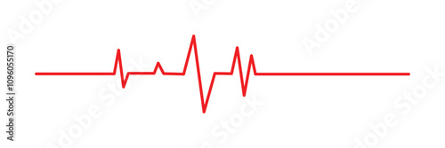 heart rhythm set , Electrocardiogram, ECG - EKG signal, Heart Beat pulse line icon concept design element , Concept of sport. Signs of rhythm, healthy life unhealthy ecg.