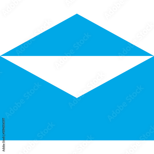 Mail single vector line icon