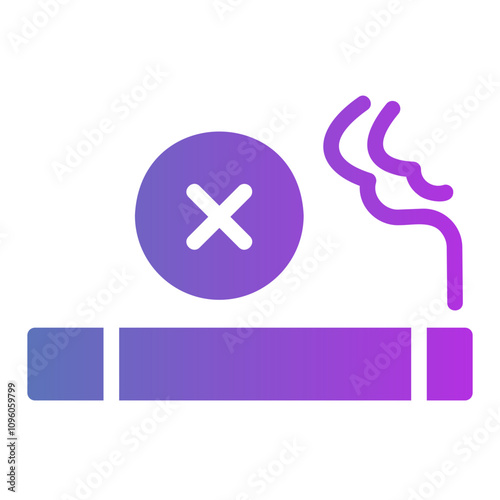 no smoking Gradient icon