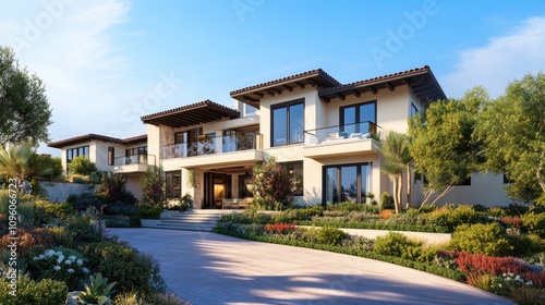 Luxurious Two-Story Home in Beautiful Landscape