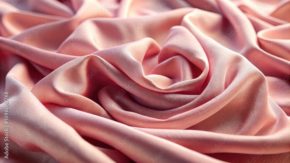 Close-Up of Soft Pink Fabric Textures and Folds for Food Photography Backgrounds Close-Up of Soft Pink Fabric Textures and Folds for Food Photography Backgrounds