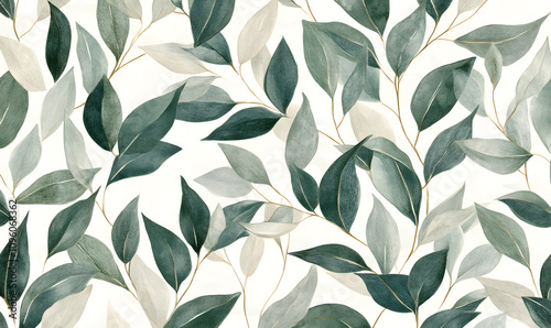 modern 2D doodle cartoon flower concept with open space for text, featuring whimsical floral and leafy elements on crisp white backgrounds.