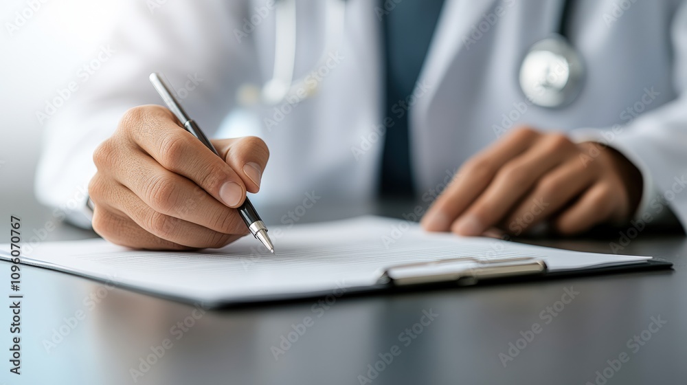 A healthcare professional is writing notes, demonstrating attention to detail and patient care, This image is suitable for medical articles, brochures, or educational materials related to healthcare, A healthcare professional is writing notes, demonstrating attention to detail and patient care, This image is suitable for medical articles, brochures, or educational materials related to healthcare,