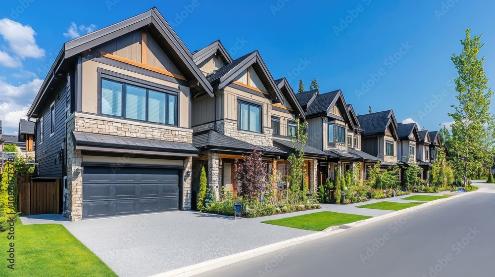 Contemporary Family Homes with Terraced Layouts Contemporary Family Homes with Terraced Layouts