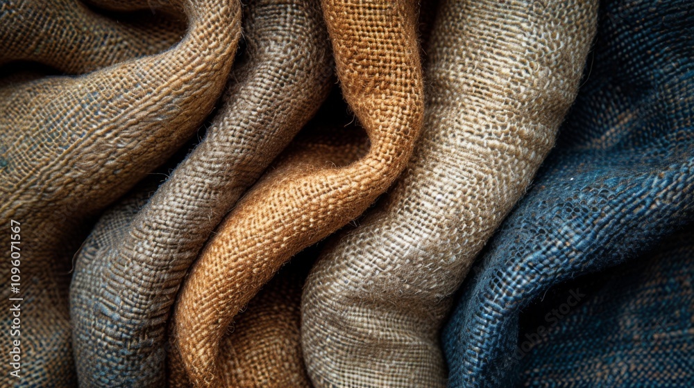 Fototapeta premium abstract texture, top down view, Intricate fabric weaves in neutral tones or bold colors 