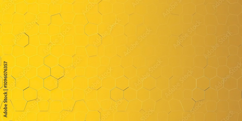 Yellow gradient hexagons forming a mosaic pattern, modern background, fluid yellow gradient Yellow gradient hexagons forming a mosaic pattern, modern background, fluid yellow gradient