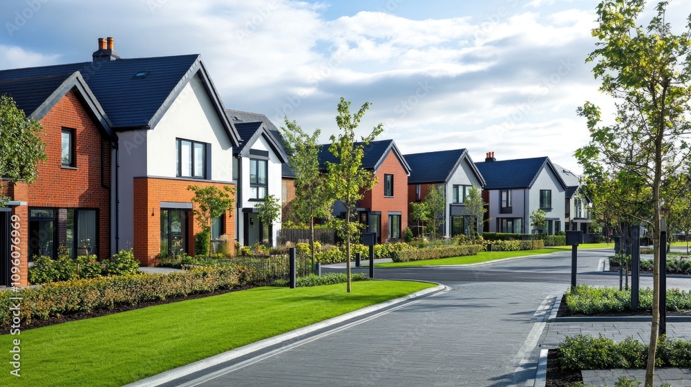 Modern Terraced Homes in Quiet Suburban Area